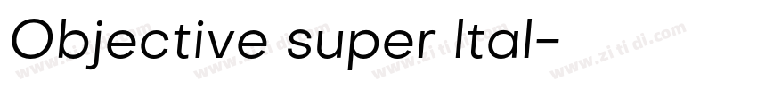 Objective super ltal字体转换